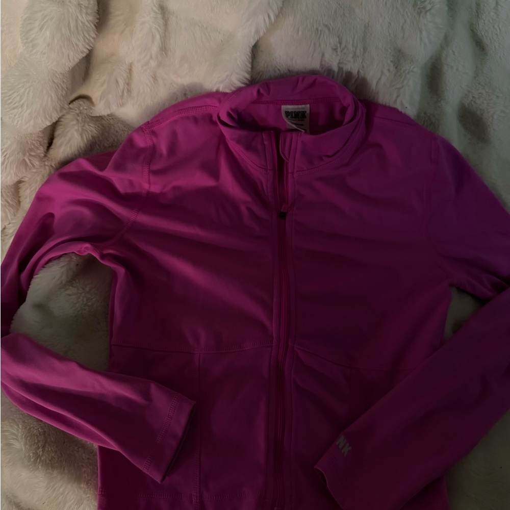 Victoria Secret Size Small Women's Pink Zip Up Jacket